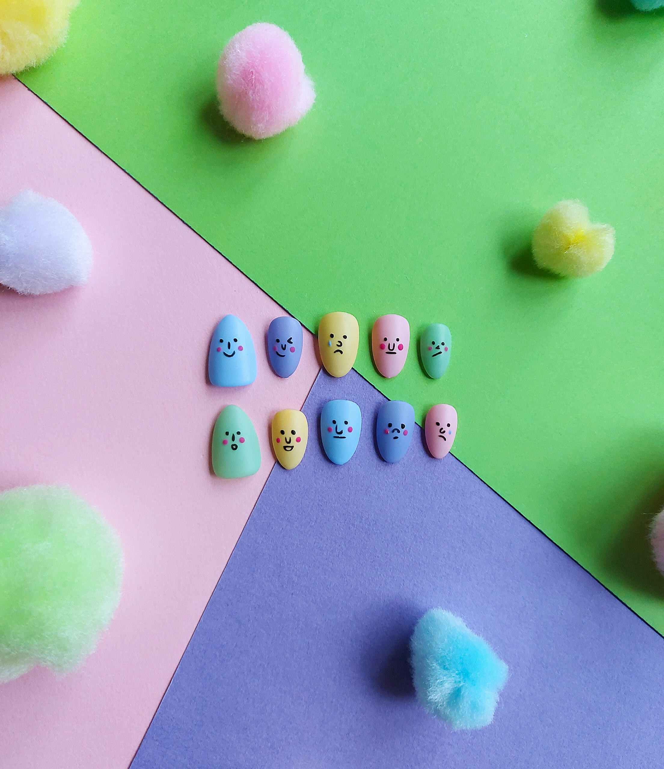 Gold Butterfly Press-on Nails